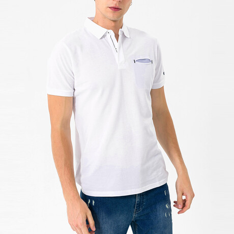 Lope Short Sleeve Polo // White (S)