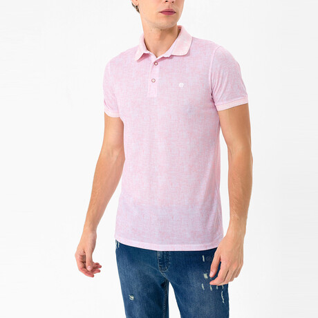 Walter Short Sleeve Polo // Pink (S)