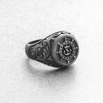 Anchor Ring // Style 2 // Oxidized Matte Black (6)