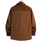 Button-Up Shirt // Brown (XL)
