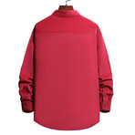 Button-Up Shirt // Red (M)