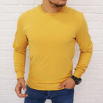 Tony Crewneck Sweatshirt // Mustard (S)