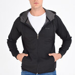 Gabe Hooded Jacket // Black (S)