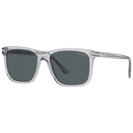 Men's Fashion PR-18WSF-U430A9 Sunglasses // Gray Crystal + Blue
