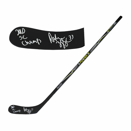 Dustin Byfuglien // Signed Franklin Power-X 46 Inch Full Size Hockey Stick w/2010 SC Champs