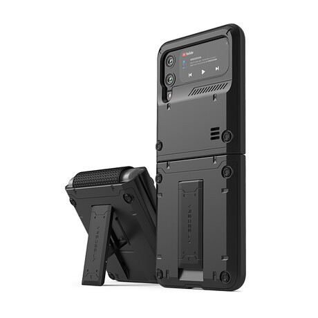 Galaxy Z Flip 3 Case QuickStand Active // Black