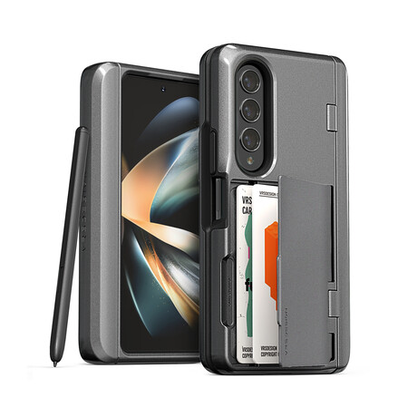 Galaxy Z Fold 4 Case Terra Guard Modern Go S Metal // Black