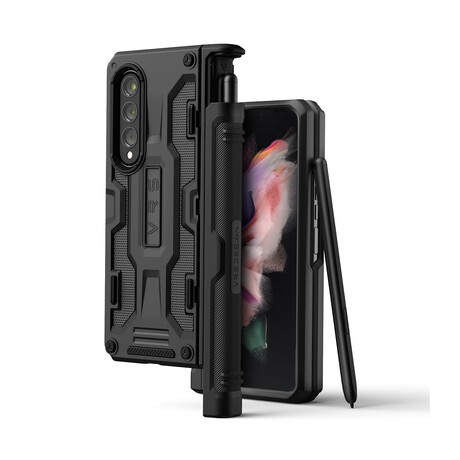 Galaxy Z Fold 3 Case Terra Guard S BK (S Pen slot case)