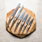 Shiroi Hana Complete Chef Knife 6pc Set