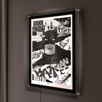 Batman // MightyPrint™ Wall Art // Backlit LED Frame
