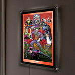 DC Villains // MightyPrint™ Wall Art // Backlit LED Frame