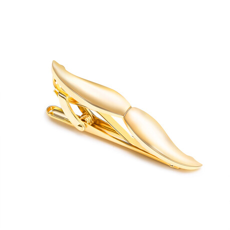 Stache Crafted Tie Clip // Gold