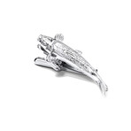 Bass Crafted Tie Clip // Silver