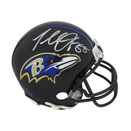 Terrell Suggs // Signed Baltimore Ravens Riddell Mini Helmet
