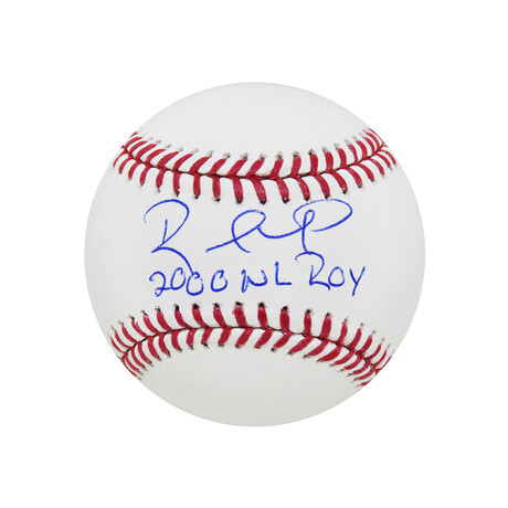 Rafael Furcal // Signed Rawlings Official MLB Baseball w/2000 NL ROY