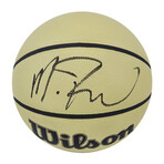 Mitch Richmond // Signed Wilson Gold Indoor/Outdoor NBA Basketball