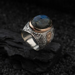 Oval Onyx Design Ring (9)