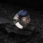 Lapis Stone Navy Desing Ring (9)