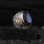 Lapis Stone Navy Desing Ring (9)
