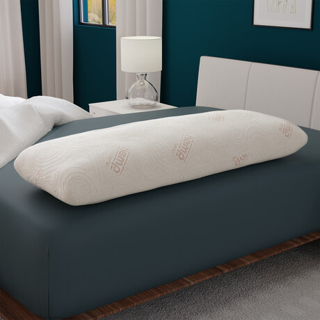 HemPURE-Pedic Plus™ Body Pillow // Copper + CBD Infusion