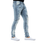 Ultra Textured Men's Fashion Jeans // Light denim (32WX30L)