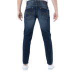 Distressed Men's Fashion Jeans // Indigo (32WX30L)