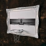 Framed Hoop // Michael Jordan (20"W x 16"H x 1"D)