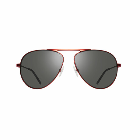 Revo // Men's Metro Firecracker Aviator Sunglasses // Firecracker Red + Graphite // New