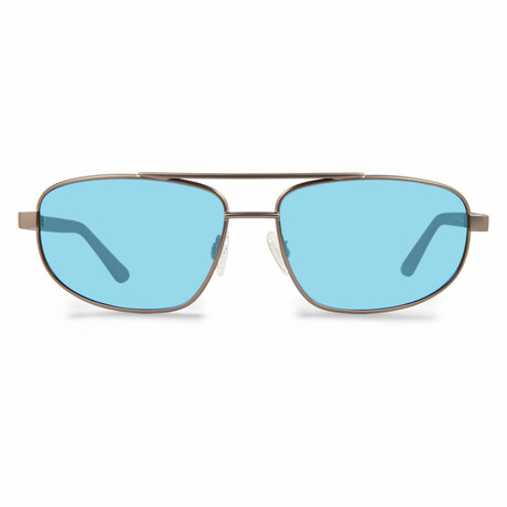Men's Nash Aviator Sunglasses // Gunmetal + Bluewater // Store Display