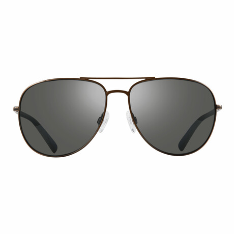 Men's Lifestyle Tarquin Aviator-Style Sunglasses // Gunmetal // Store Display