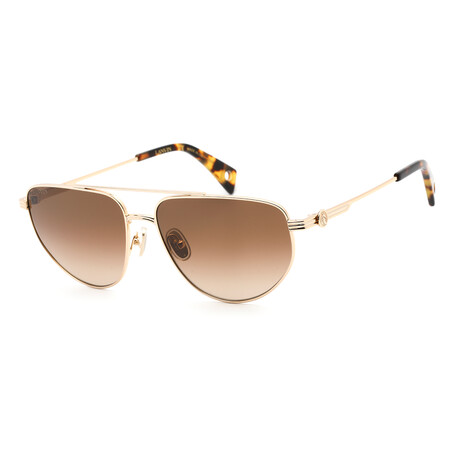Men's LNV105S Sunglasses // Gold + Gradient Brown