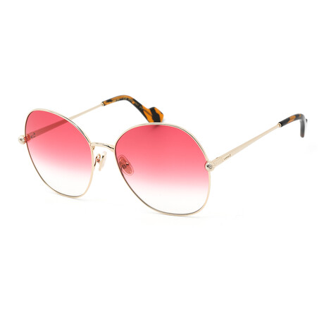 Women's LNV119S Sunglasses // Gold + Gradient Coral