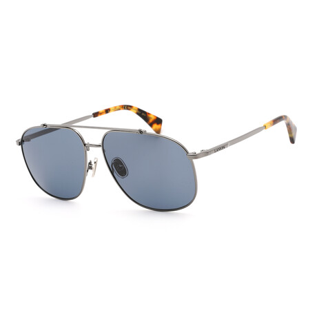 Men's LNV110S Sunglasses // Dark Ruthenium + Blue