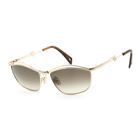 Women's LNV111S Sunglasses // Gold + Gradient Khaki