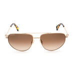 Men's LNV105S Sunglasses // Gold + Gradient Brown
