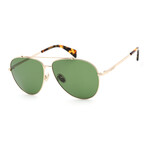 Men's LNV113S Sunglasses // Gold + Green