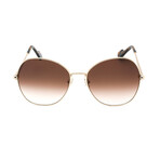 Women's LNV119S Sunglasses // Gold + Gradient Brown