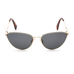 Women's LNV112S Sunglasses // Gold + Gray