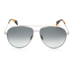 Men's LNV113S Sunglasses // Silver + Gradient Blue