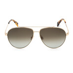 Men's LNV113S Sunglasses // Gold + Gradient Gray