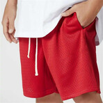 Gabe Basketball Shorts // Red (XS)
