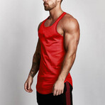 Jersey Tank Top // Red (L)