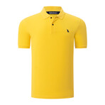Trent Collared Polo // Pack of 2 // Dark Blue + Yellow (Small)