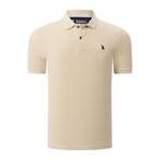 Trent Collared Polo // Pack of 2 // Beige + Black (Small)