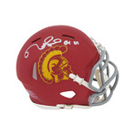 Matt Leinart // Signed USC Trojans Riddell Speed Mini Helmet w/04 HT