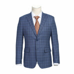 Check Wool Suit // Pale Denim (S36X29)