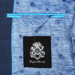 Plaid Wool Suit // Blue (S36X29)