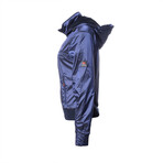 Waterproof Hooded Jacket // Dark Blue (S)