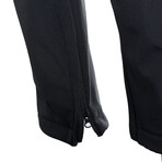 Zippered Outdoor Pants // Black (S)
