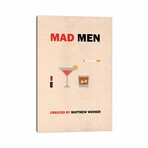 Mad Men // Popate (12"W x 18"H x 1.5"D)